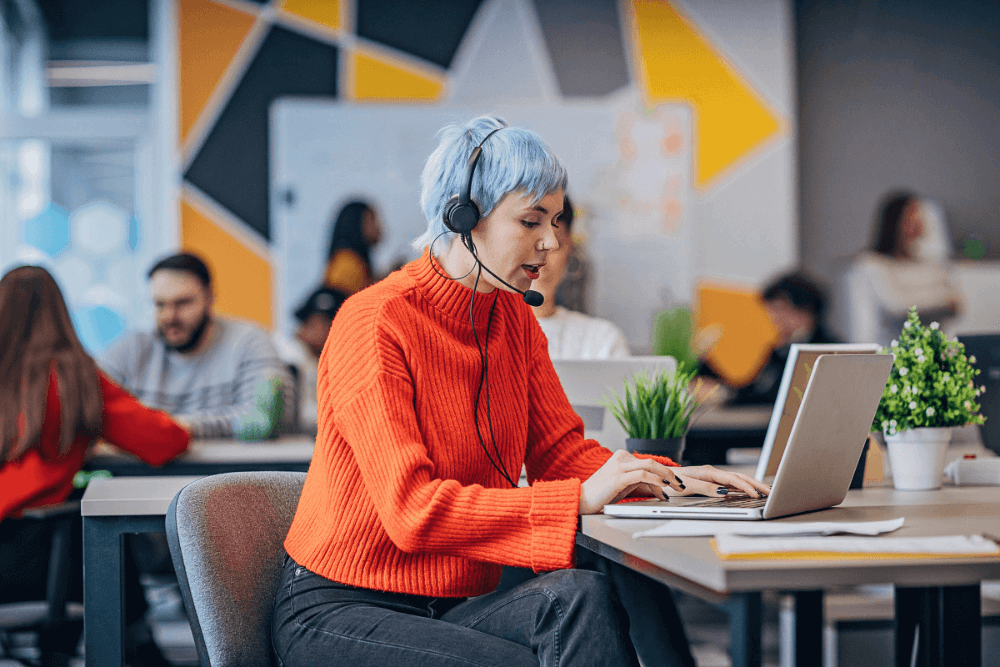 Image - Man in orange high-vis in vehicle cab